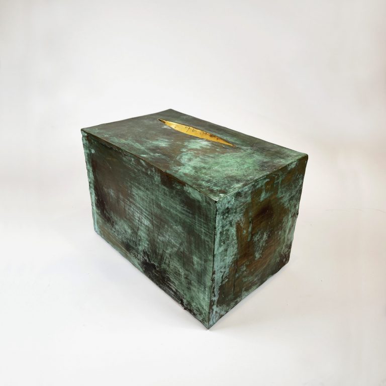 Basilius Kleinhans | Boot | 30 x 20 x 21 cm | Bronze, Blattgold