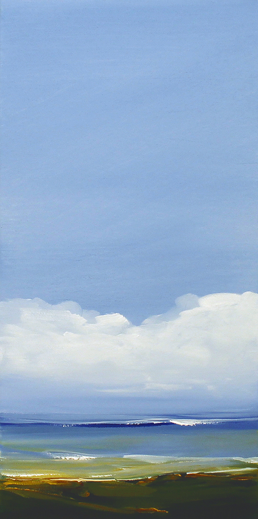 Puck Steinbrecher • Über den Wolken • 2012 • Acryl auf LW • 60 x 30 cm
