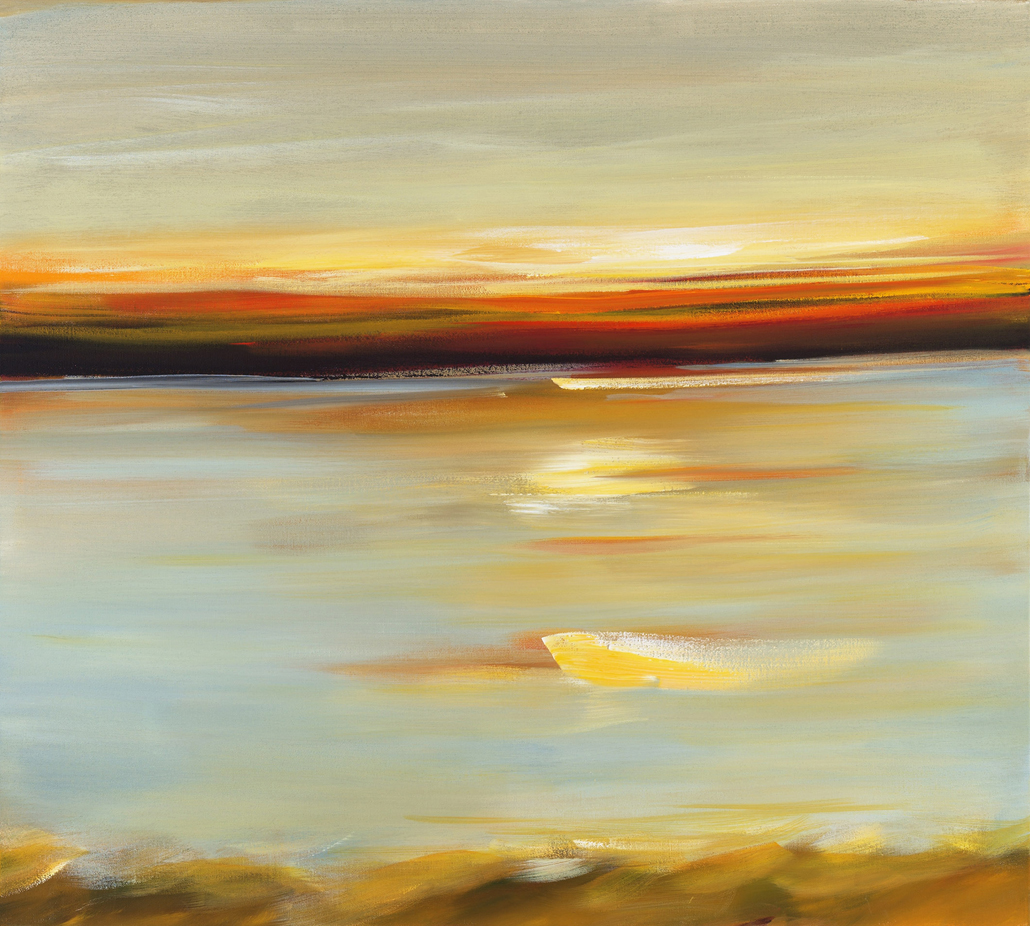 Puck Steinbrecher • Uferlicht • Acryl auf LW • 90 x 100 cm