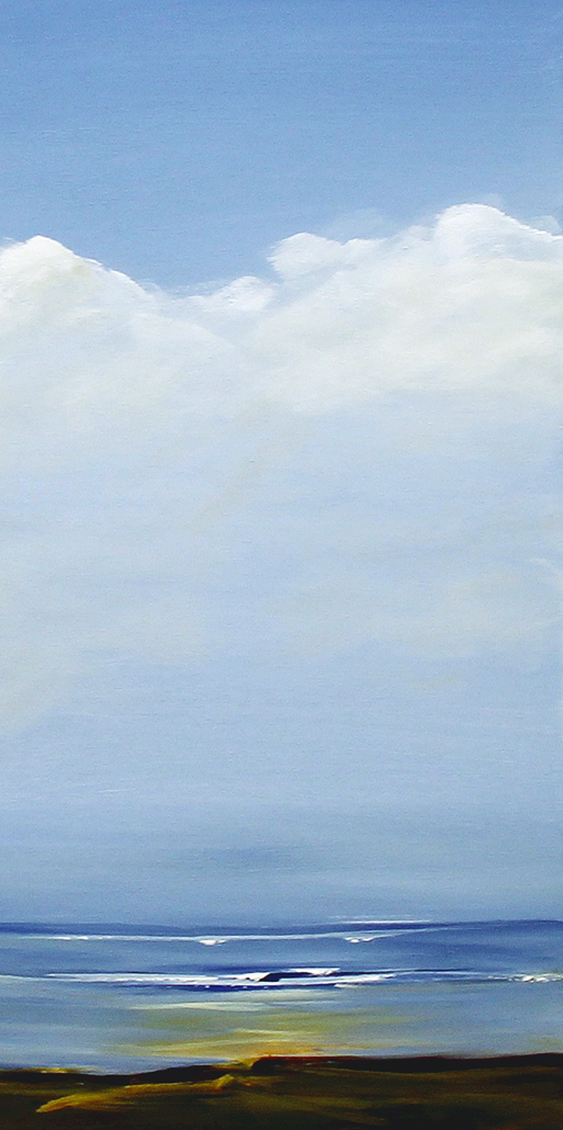 Puck Steinbrecher • Wolkenwand • 2012 • Acryl auf LW • 60 x 30 cm