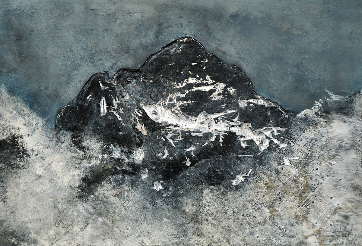 Armin Weinbrenner Unikat auf Holz Wetterstein, Schweiz 55 x 80 cm 2.200,-