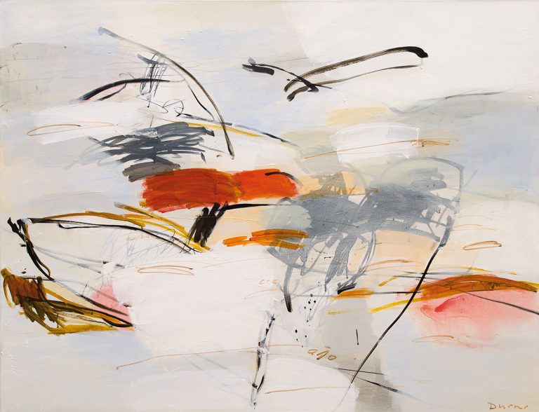 Andreas Durrer "Aufbruch" (2019), 100x130cm, Acryl auf Leinwand