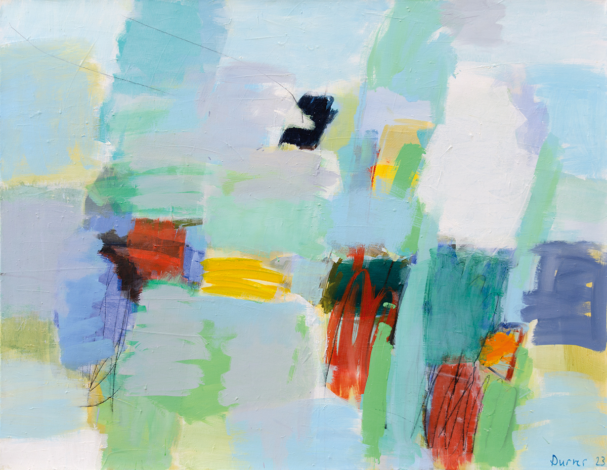 Andreas Durrer "o.T." (2023), 110x140cm, Acryl auf Leinwand