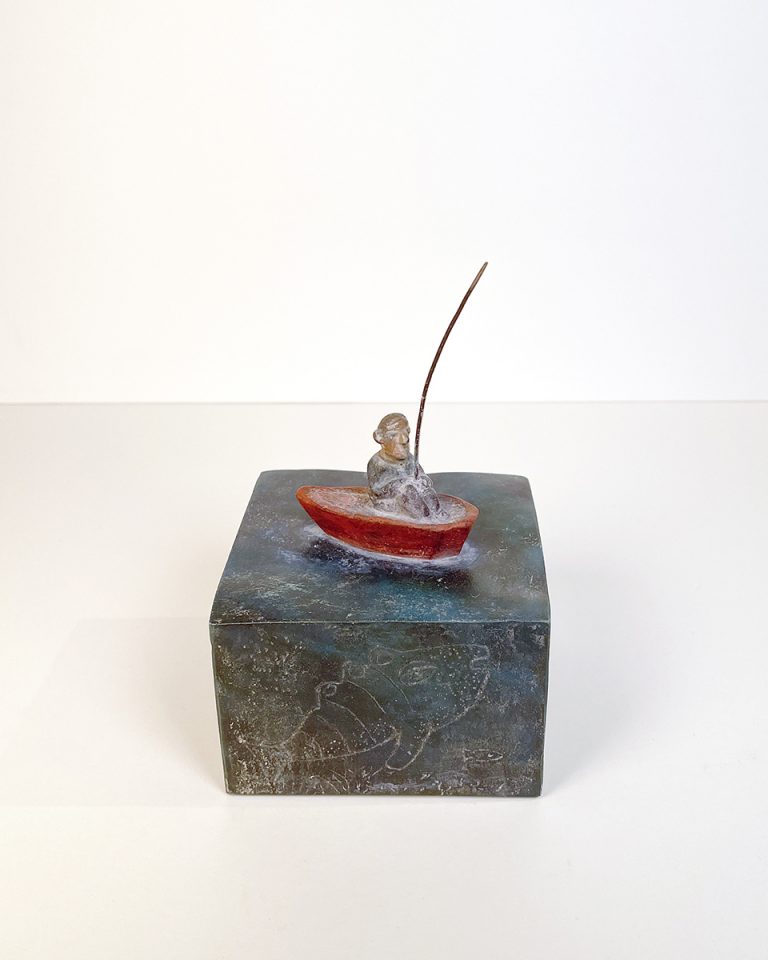 Eberhard Szejstecki Ein dicker Fisch Unikat 2025 Terrakotta VK 900