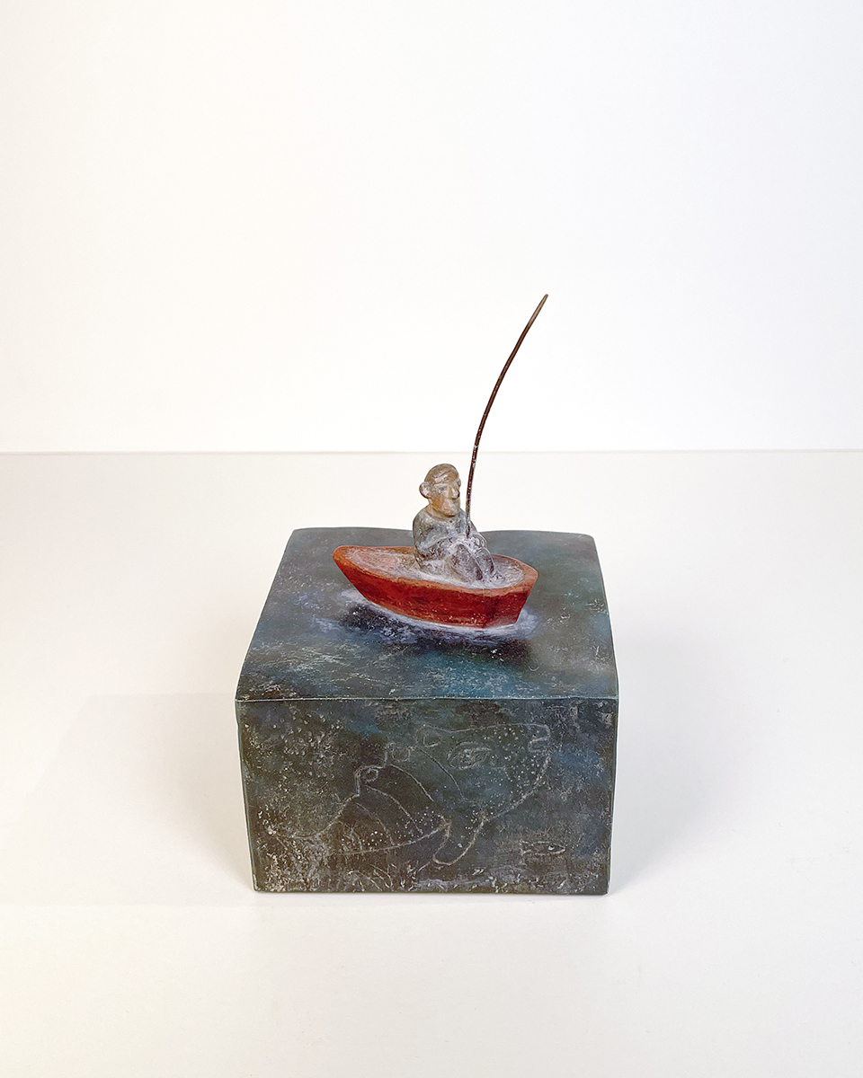 Eberhard Szejstecki Ein dicker Fisch Unikat 2025 Terrakotta VK 900