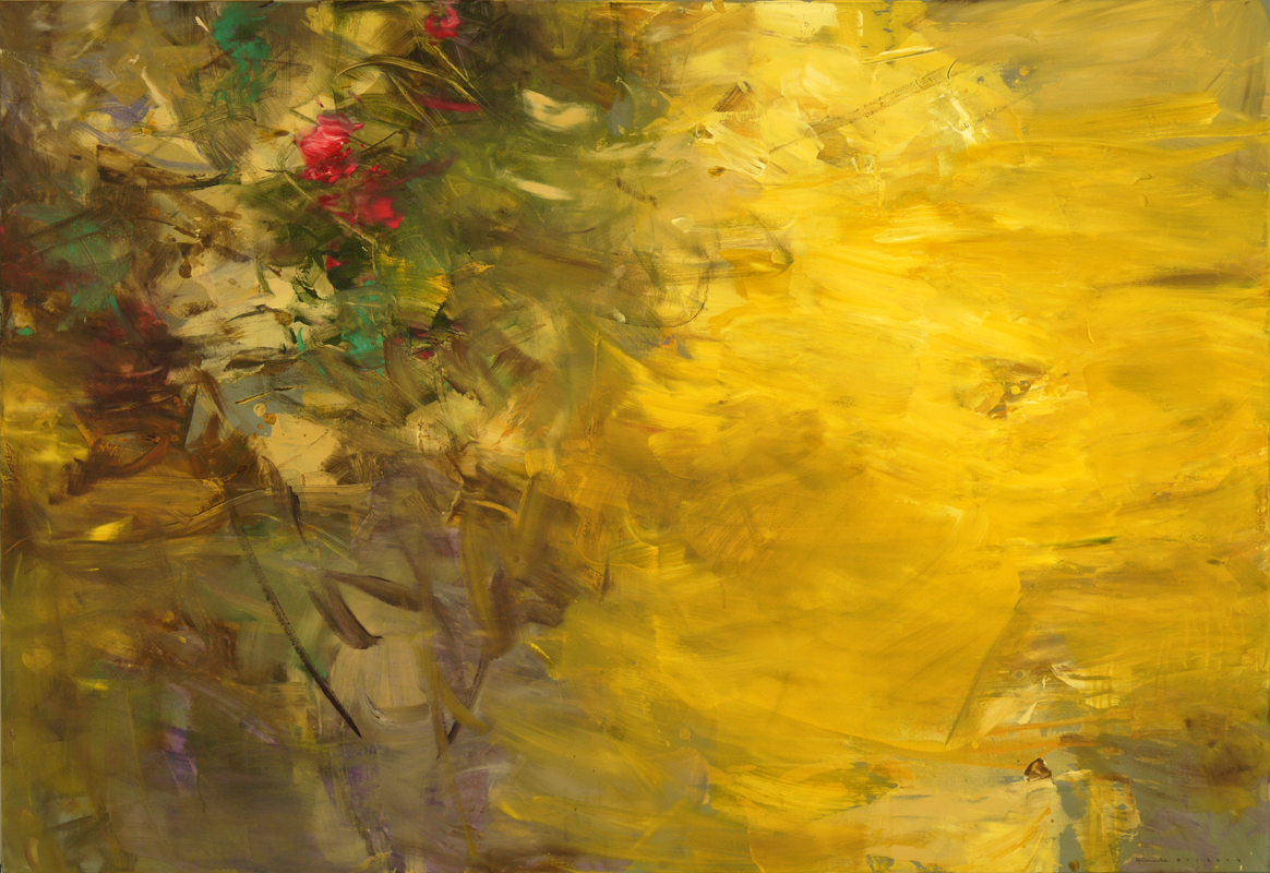 Detlev Hummelt Ohne Titel, 2015, Acryl auf Leinwand, 110 x 160 cm