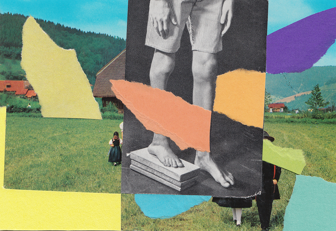 Christian Wischnewski Volkstrachten aus dem Schwarzwald 102×147mm Collage