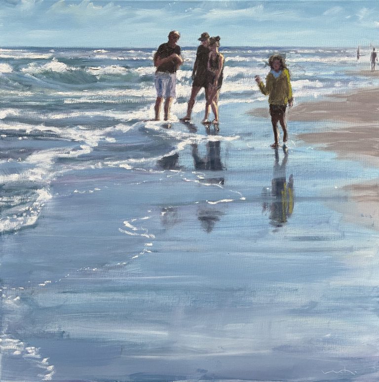 Werner_Heinze_Strand_XXIII_2025_Öl_70x70.