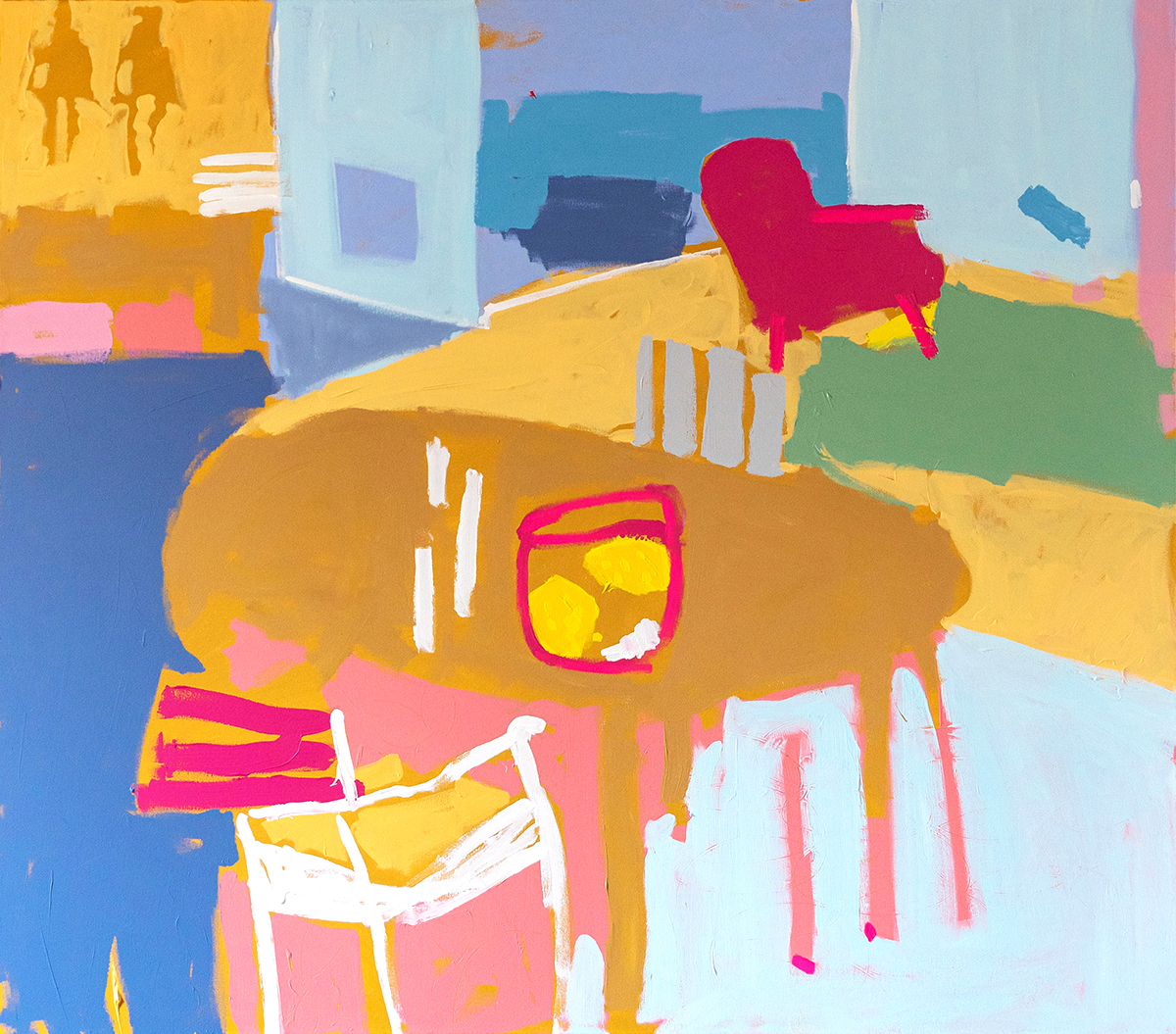 Zitronenzeit (2023), 140 x 160 cm_web